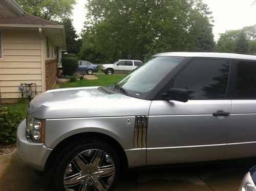 Land rover range rover 2003 hse 22" chrome rims custom sound package awd