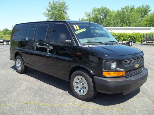2011 chevrolet express wheelchair accessible handicap van awd 5k miles!