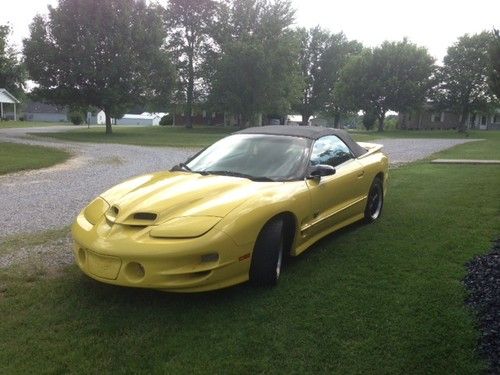 2002 pontiac transam convertible collector edition no reserve