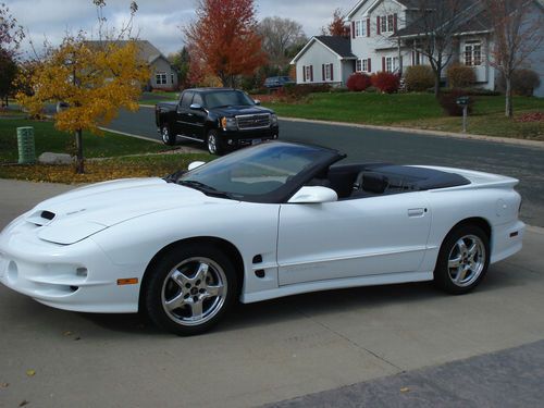 2002 pontiac firebird trans am convertible ws6 5.7l v8 only 1,200 miles ram air