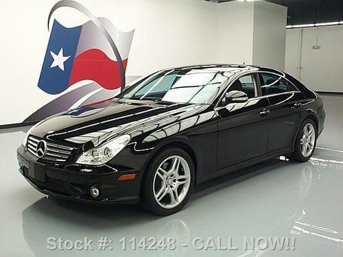 2007 mercedes-benz cls550 p2 vent seats sunroof nav 60k texas direct auto