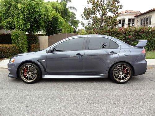 2011 mitsubishi lancer evolution gsr advan racing wheels 9,531 miles no reserve