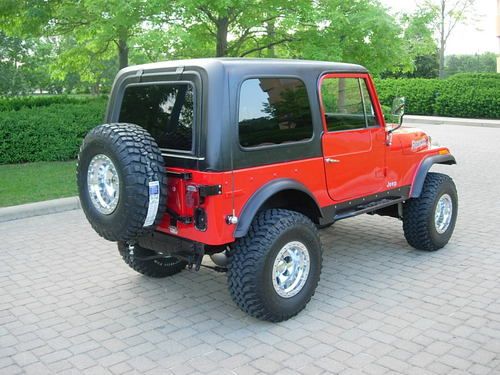 1978 jeep cj7 304 ci v8 rare - pristine - modified - awesome!!!!