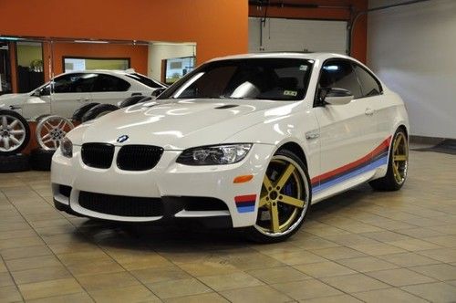 White m3 4.0l v8 tan sport htd lthr nav sunroof 20 giovanna stripes financing