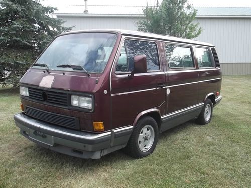 1988 volkswagen vanagon gl 6 passenger very rare 6 bucket seats - wolfsburg