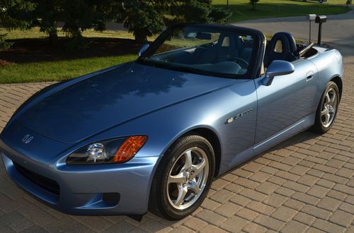 2002 honda s2000 like showroom new!! suzuka blue beautiful