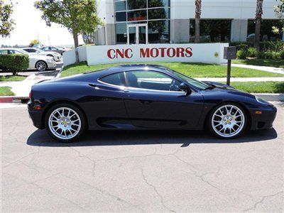 2003 ferrari 360 modena coupe pozzi blue 6 speed manual transmission 12 in stock