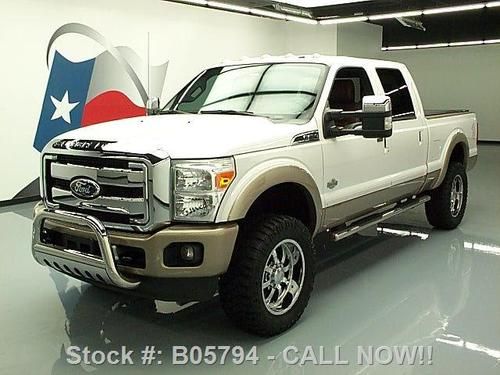 2012 ford f-250 king ranch 4x4 diesel nav rear cam 22k texas direct auto