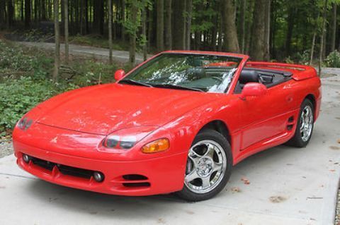 1995 mitsubishi 3000gt spyder vr4 - classic red