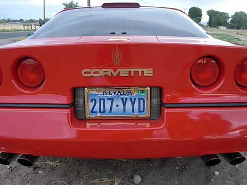 1987 Chevrolet Corvette Base Hatchback 2-Door 5.7L Cherry Red-Nevada car-Awesome, image 2