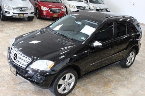 2009 mercedes-benz ml350~nav~prem 1~htd lea~alpine tvs/dvd~roof~55k~1 owner