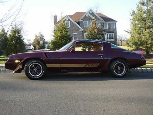 1981 camaro z28 4 speed t-tops a/c matching numbers