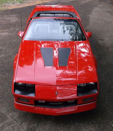 1988 Original Chevrolet Convertible Camaro IROC-Z Red | NO RESERVE, image 2