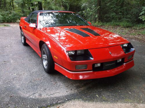 1988 Original Chevrolet Convertible Camaro IROC-Z Red | NO RESERVE, image 8