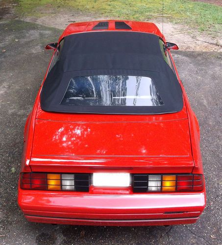 1988 Original Chevrolet Convertible Camaro IROC-Z Red | NO RESERVE, image 11