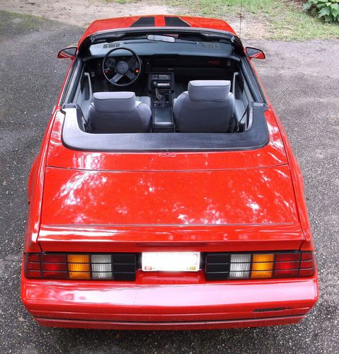 1988 Original Chevrolet Convertible Camaro IROC-Z Red | NO RESERVE, image 23