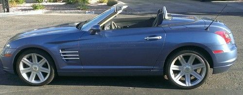 2005 sapphire silver blue metallic chrysler crossfire convertible rodester