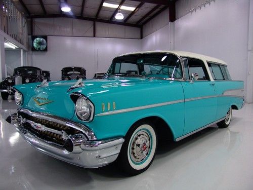 1957 chevrolet nomad, tilt wheel, cd stereo, power steering, power brakes!