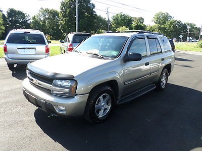 No reserve 2002 chevrolet trailblazer 4x4 leather interior  newer tires