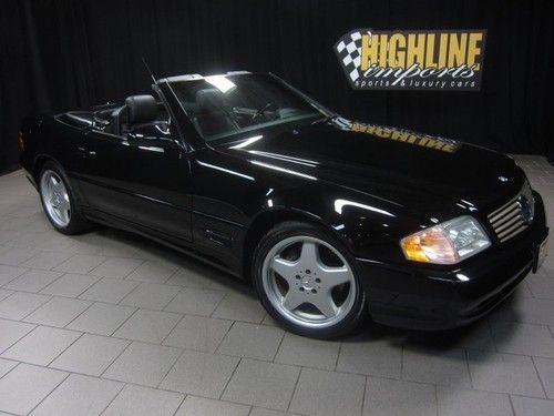2002 mercedes sl500 302hp 5.0l v8, amg sport, hardtop, triple black, 74k miles