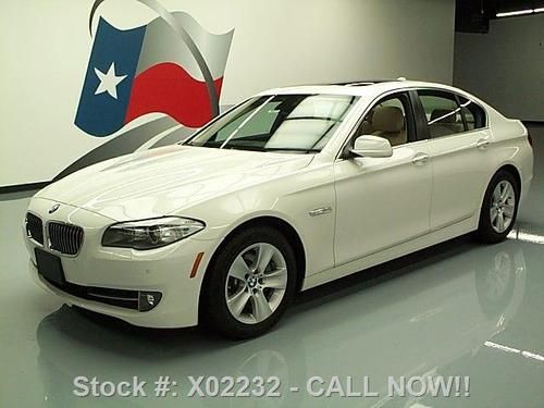 2012 bmw 528i sedan automatic sunroof nav rear cam 34k texas direct auto
