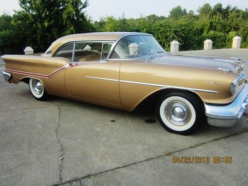 1957 oldsmobile starfire 98 holiday coupe j2 2dr. hardtop 62 orig. miles!