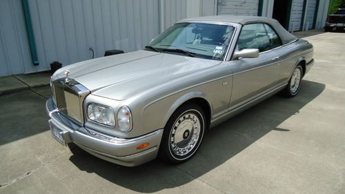 22,683 actual mile corniche convertible 6.75 liter v8