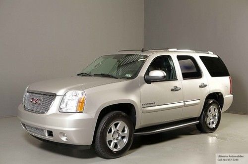 2007 gmc yukon denali awd nav dvd 8-pass leather heated seats boards bose camera