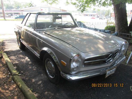 1966 mercedes-benz 230 sl hardtop-convertible. reserve set low at $16,500