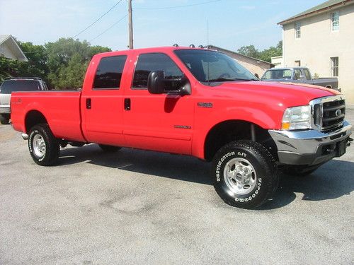 03 ford f350lariat 4wd crew superduty rare 7.3 powerstroke diesel 6 speed