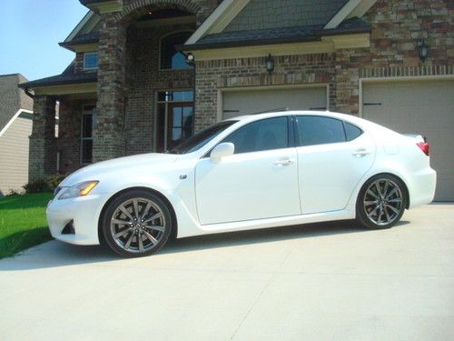 2008 lexus is f base sedan 4-door 5.0l  no reserve!!!