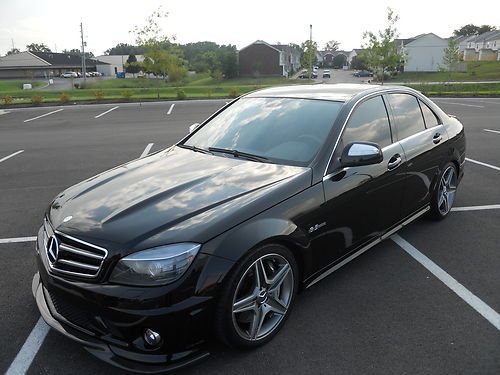 2009 mercedes-benz c63 amg base sedan 4-door 6.3l