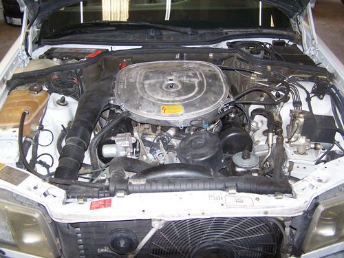 1989 Mercedes-Benz 420SEL Base Sedan 4-Door 4.2L White very clean, image 7