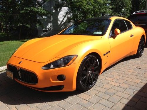 Maserati*gran turismo*super exotic*matte orange*$30k+ in upgrades*24k*warranty*
