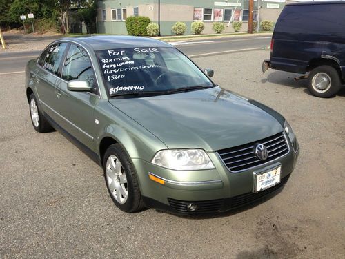 2003 volkswagen passat glx sedan 4-door 2.8l