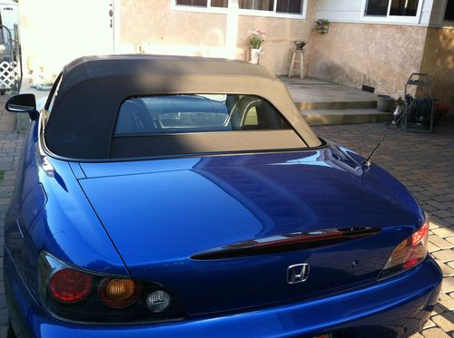 Clean title 2007 honda s2000 ap2 convertible laguna blue 4 cylinder sports car