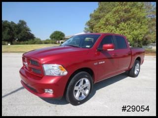 Hemi v8 maroon quad short bed pickup leather seats - low miles! - we finance!