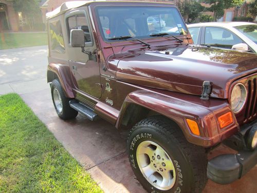 2001 jeep wrangler sahara sport utility 2-door 4.0l