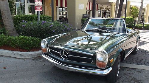 1970 MERCEDES BENZ 280SL. AUTOMATIC, TWO TOPS, LEATHER INTERIOR. SUPERB CAR!!!, image 2