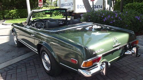 1970 MERCEDES BENZ 280SL. AUTOMATIC, TWO TOPS, LEATHER INTERIOR. SUPERB CAR!!!, image 20