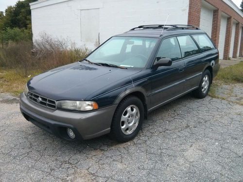 1996 subaru legacy outback wagon 2.5l no reserve! new headgaskets needs work.