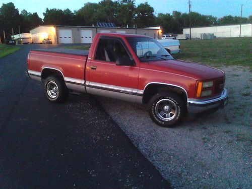 Red standard cab shortbed 2wd