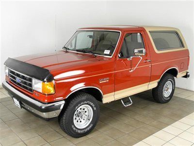 Immaculate unrestored all-original low mileage eddie bauer edition bronco