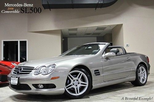 2006 mercedes-benz sl500 amg sport msrp $102k! ac seats! pristine &amp; serviced!