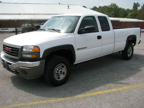 Gmc sierra 2500hd ext. cab long bed 6.0 auto 4x4 92k original miles clean!!!!!!