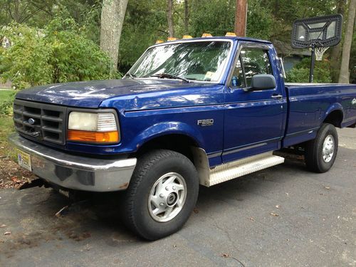 1997 f250 4x4 w/ 8' hiniker plow 90k miles