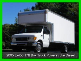 2005 ford e-450 e450 xlt 17ft attic box truck drw 6.0l powerstroke diesel dsl