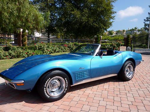 PRISTINE CALIFORNIA 1971 CORVETTE CONVERTIBLE / FULLY RESTORED / AIR 4 SPEED, US $34,900.00, image 2