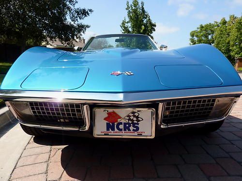 PRISTINE CALIFORNIA 1971 CORVETTE CONVERTIBLE / FULLY RESTORED / AIR 4 SPEED, US $34,900.00, image 5