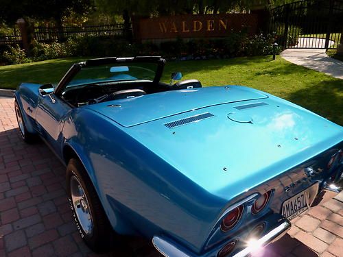 PRISTINE CALIFORNIA 1971 CORVETTE CONVERTIBLE / FULLY RESTORED / AIR 4 SPEED, US $34,900.00, image 10